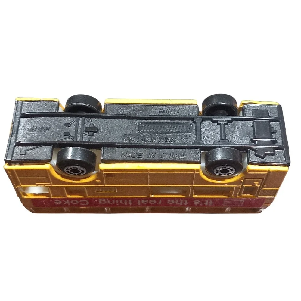 Matchbox Superfast #17 Leyland Titan London Bus Coca Cola
